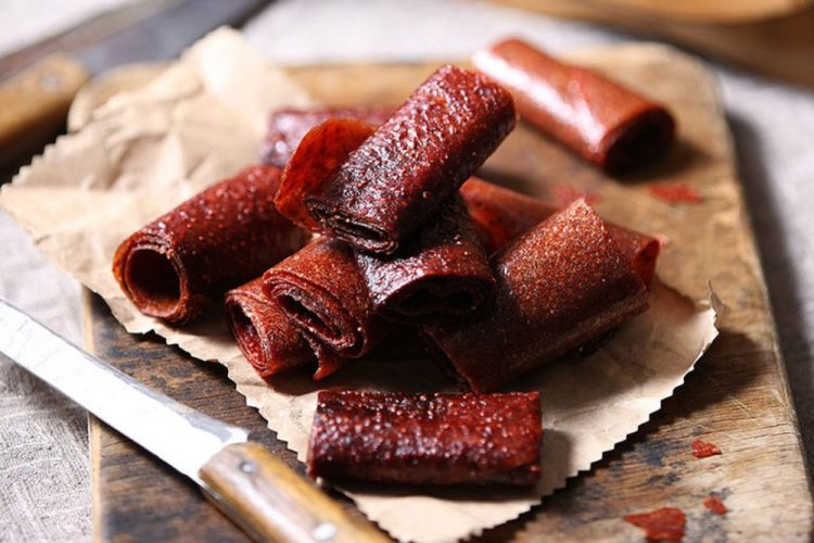 Lingonberry Fruit Leather in the Oven