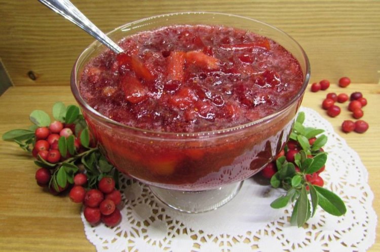 Cranberry and Pear Jam