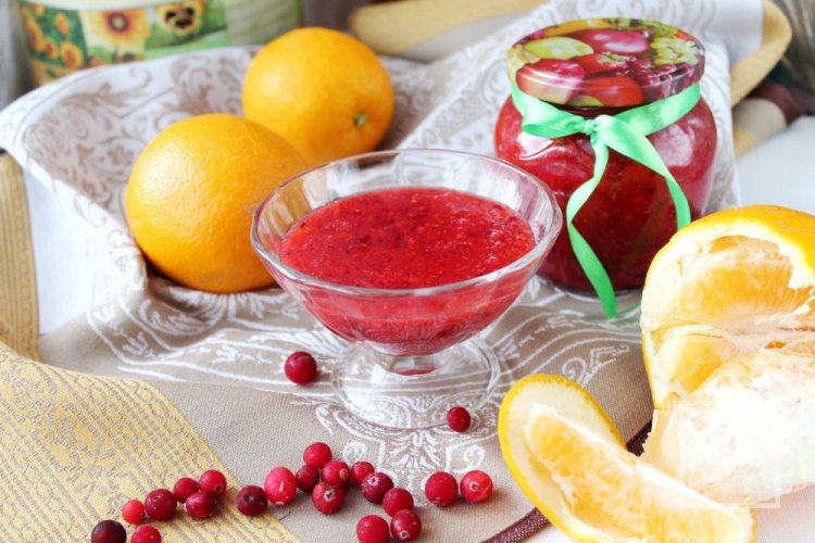 Cranberries with Orange for Winter