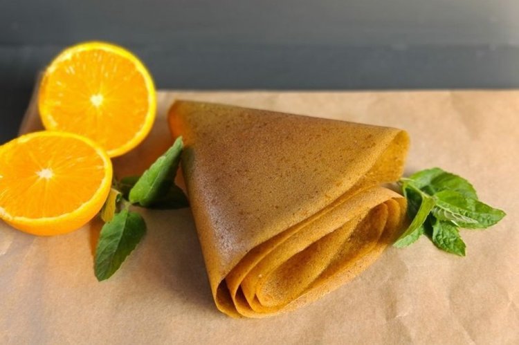 Apfel-Pastila mit Orange