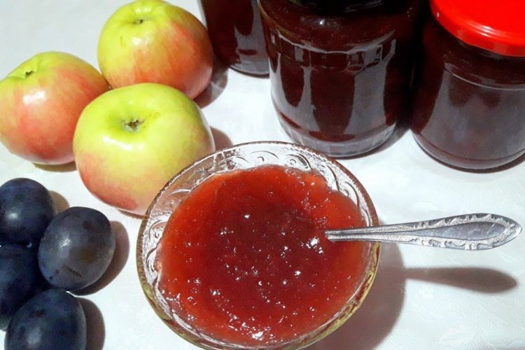 Apple and Plum Jam