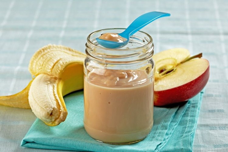 Apple Puree with Banana