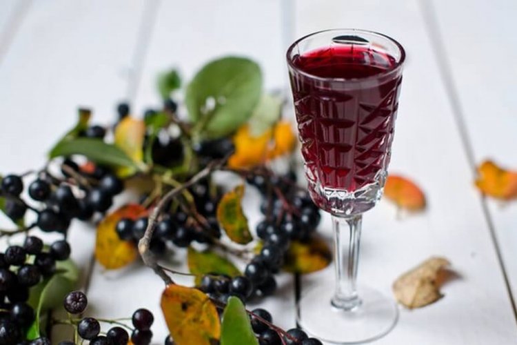 Aroniabeeren-Tinktur mit Wodka