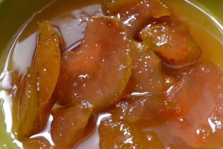 Mermelada de pera en olla multifunción