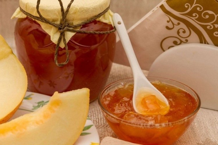 Mermelada de pera con melón