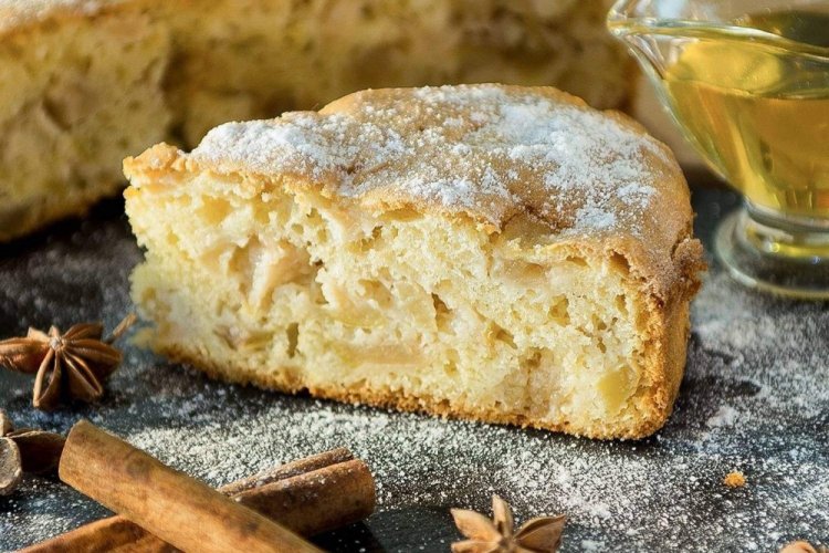 Vegane Birnen-Charlotte