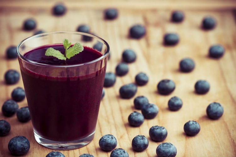 Thick Blueberry Juice for Winter