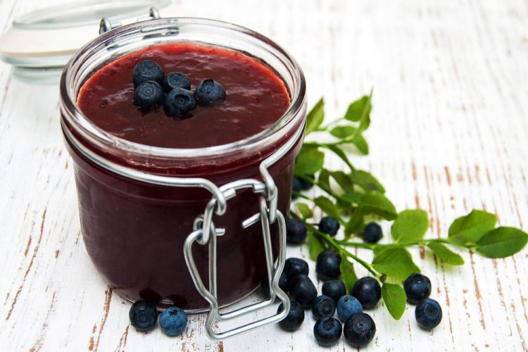 Blueberry Jelly with Agar-Agar