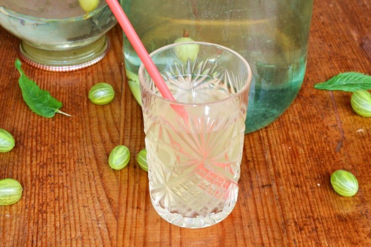 Compota de grosella con naranjas sin azúcar