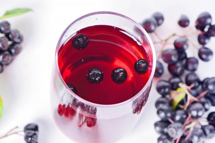 Aronia- und Rote-Johannisbeer-Kompott