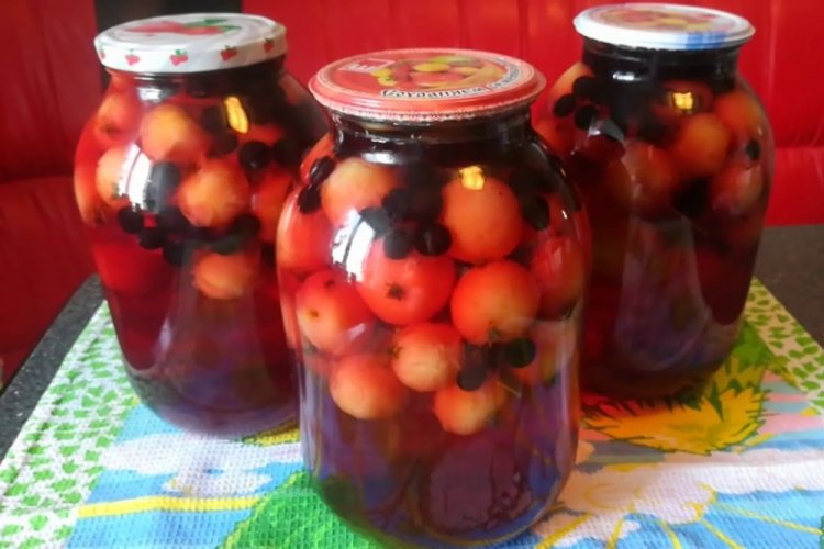 Aronia- und Wildapfelkompott