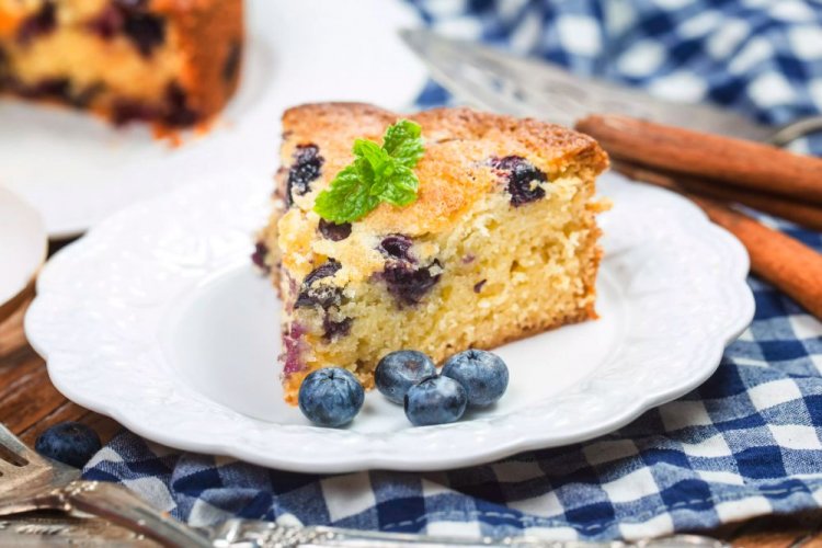 Blueberry Pie with Kefir