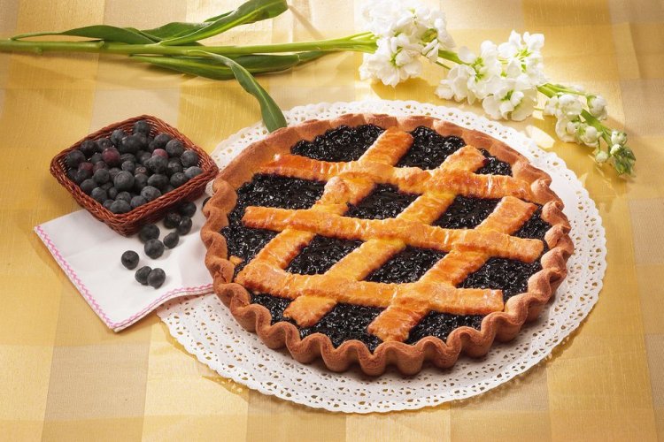 Lenten Blueberry Pie
