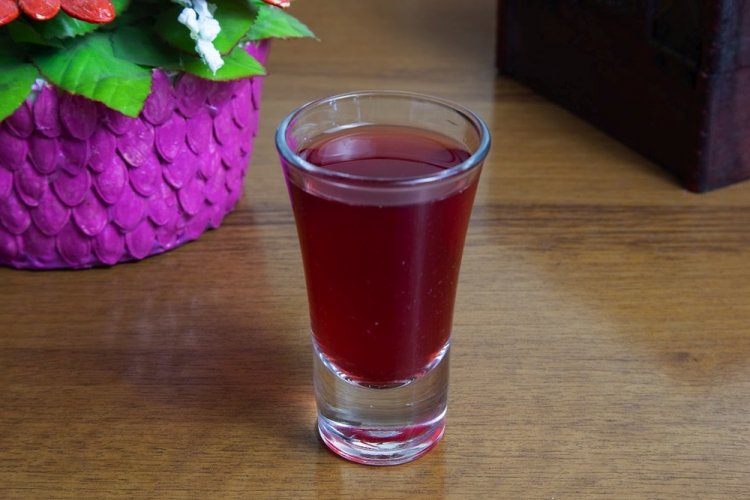 Dried Saskatoon Berry Liqueur