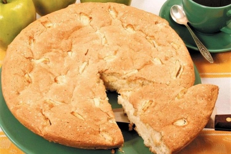 Tarta de manzana sin huevos