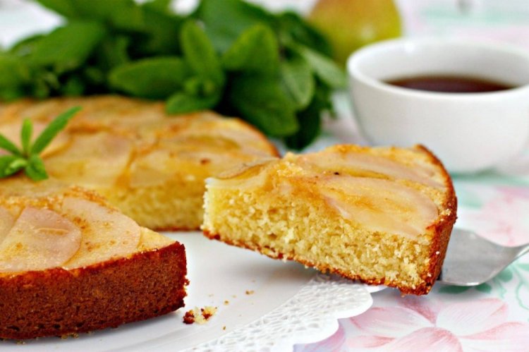 Tarta de manzana en olla de cocción lenta