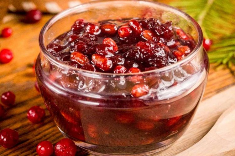 Lingonberry and Rosehip Jam
