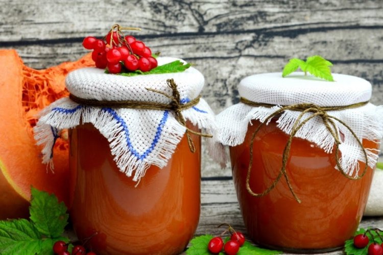 Kürbis-Schneeball-Marmelade