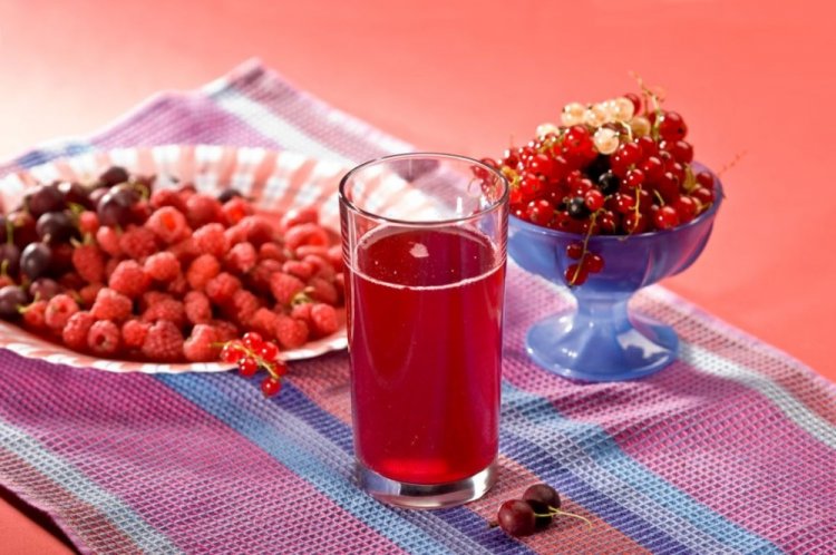 Raspberry, Currant, Strawberry, Cherry, and Blueberry Compote