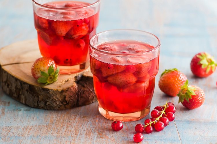 Strawberry, Raspberry, and Currant Compote for Winter