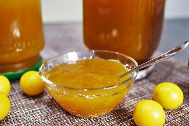 Cherry Plum Jam with Orange