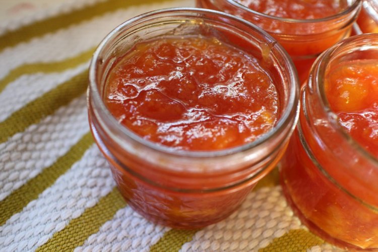 Red Cherry Plum Jam