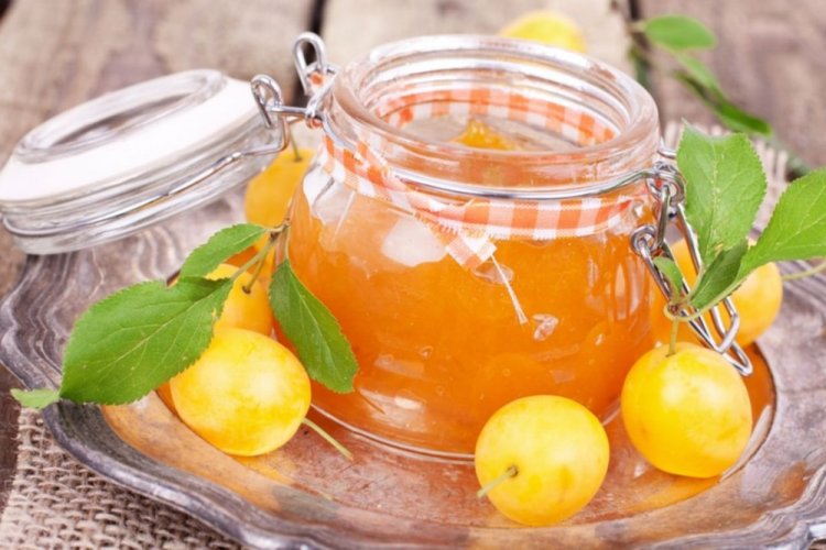 Cherry Plum Jam with Cinnamon