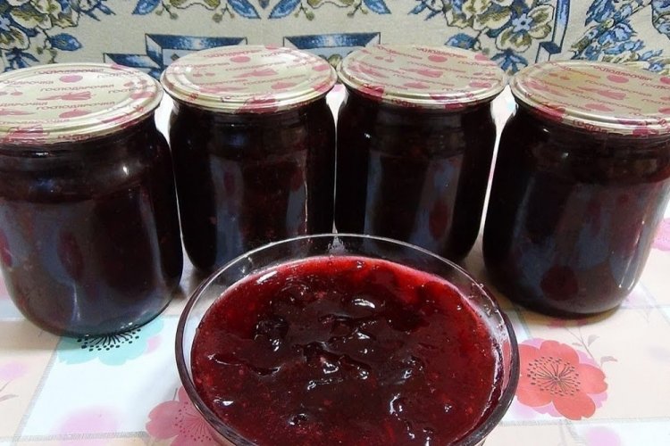 Thick Cherry Plum Jam