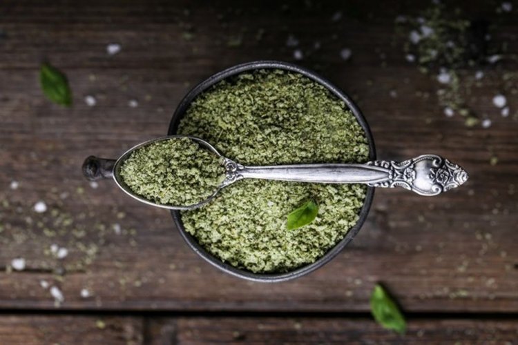 Basil Salt for Winter
