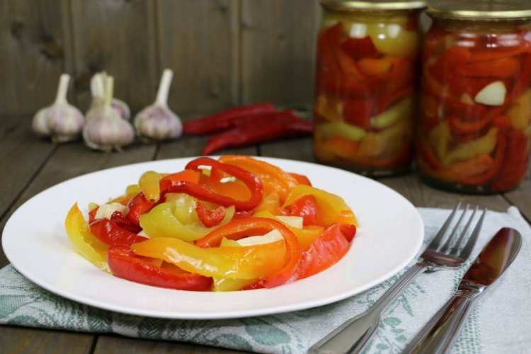 Eingelegte Paprika für den Winter – klassisches Rezept