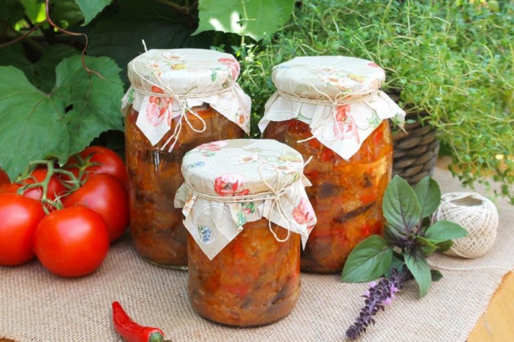 Eggplant Lecho with Vinegar