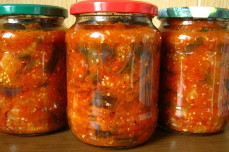 Eggplant Lecho with Tomato Paste