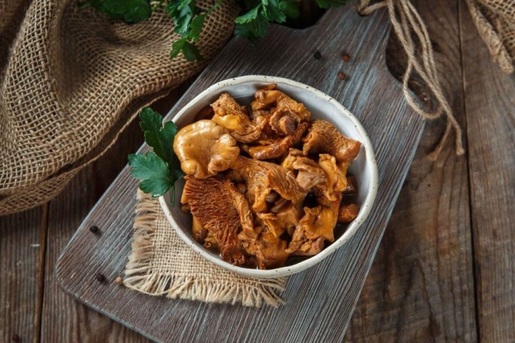 Marinated Fried Chanterelles