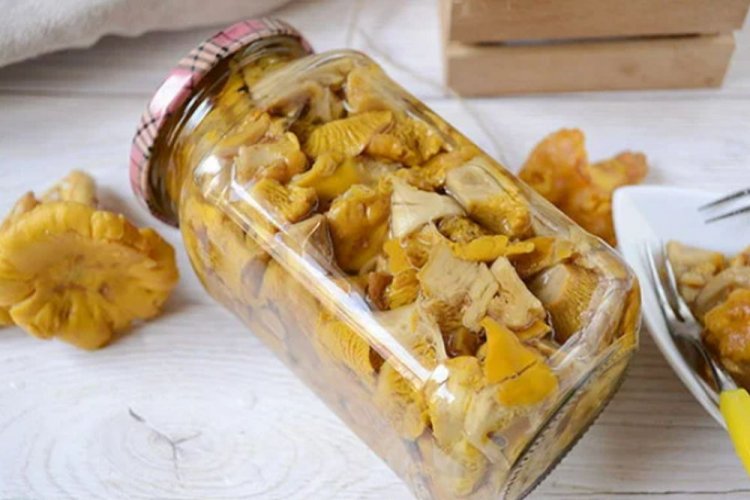 Spicy Chanterelles Marinated with Ginger and Cinnamon
