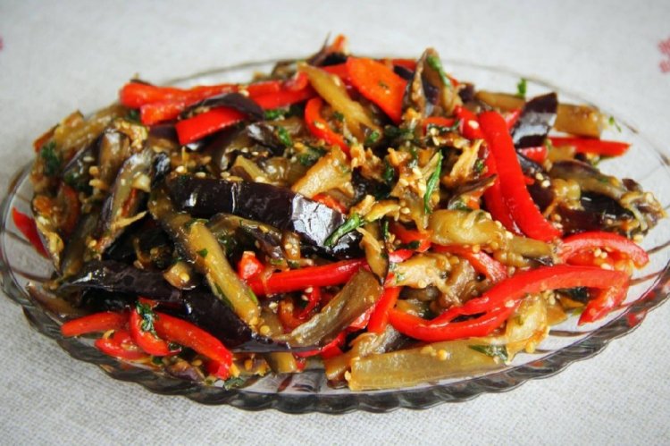 Chinese Eggplant with Bell Peppers