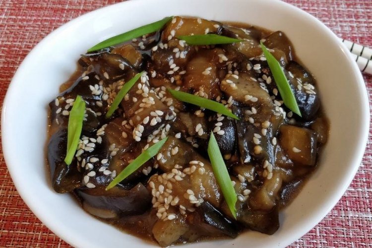 Chinese Eggplant with Ginger