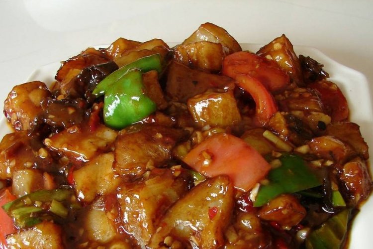 Chinese Eggplant with Zucchini