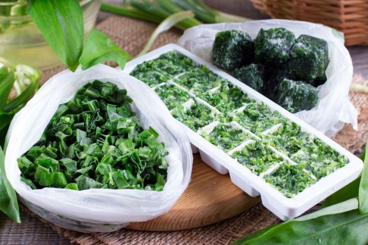 Sauerampfer, mit Salz gekocht für den Winter