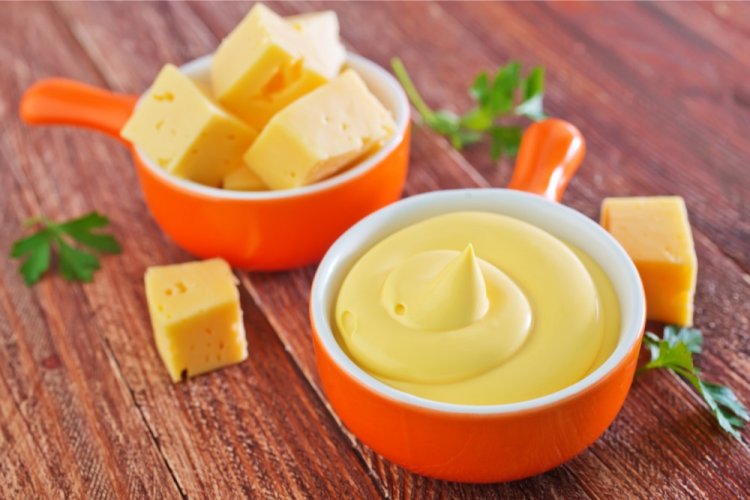 Käsesauce für Hähnchen