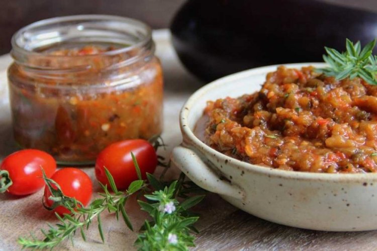 Eggplant Caviar for Winter