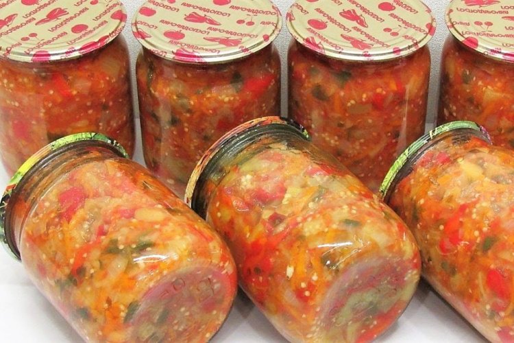 Vegetable Appetizer with Eggplants