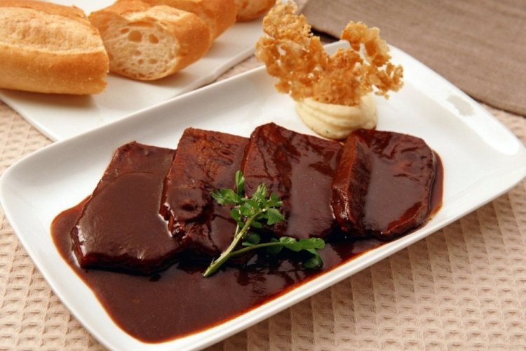 Salsa de chocolate para carne