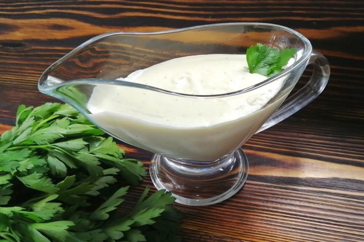 Salsa de crema agria para carne