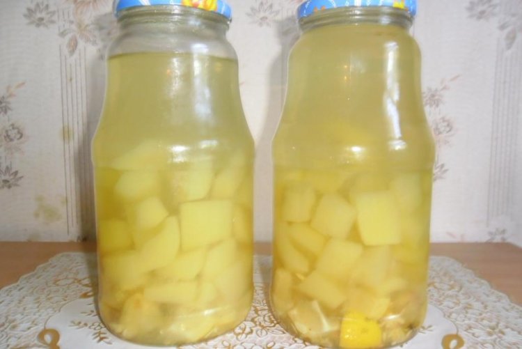 Zucchini-Kompott ohne Sterilisation