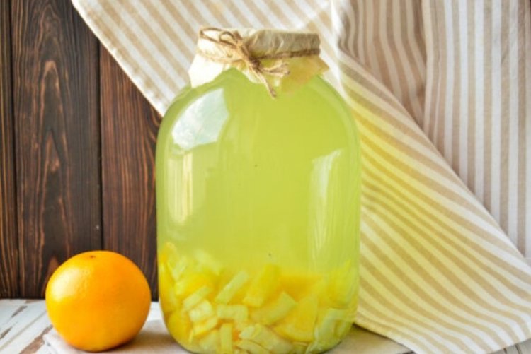 Zucchini-Kompott mit Orange für den Winter