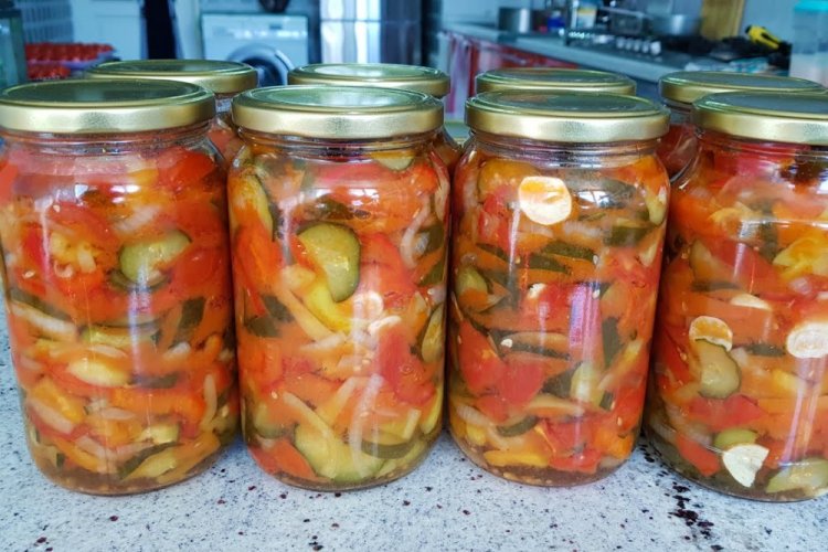Ensalada «Donskoy» para el invierno sin esterilización