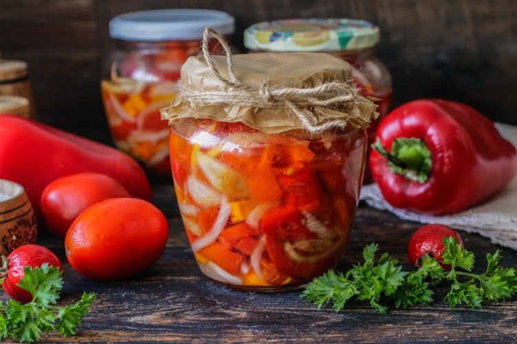 Ensalada «Donskoy» sin cocción para el invierno
