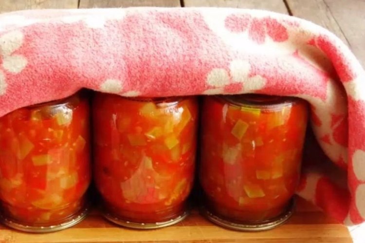 Ensalada «Lengua de Suegra» de calabazas para el invierno