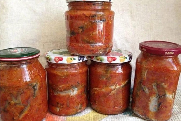 Rote-Bete-Salat mit Sprotten für den Winter