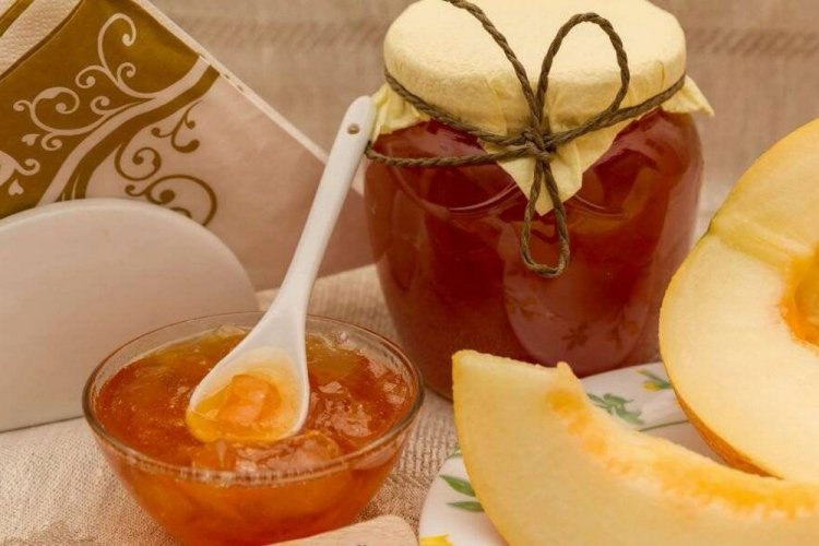 Melonenmarmelade mit Gewürzen